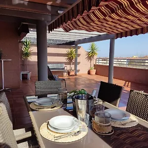  Apartamento ático Terraza 65m. Playa, Piscina, A/c, Wifi